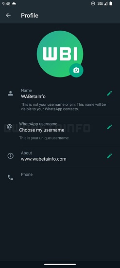 واتساپ به زودی نام کاربری را پشتیبانی می‌کند